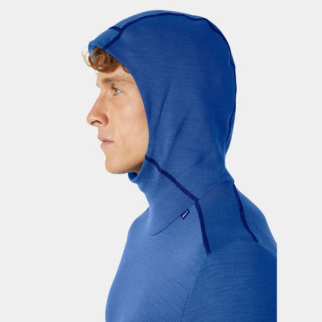 Helly Hansen Men's LIFA® Merino Midweight 2-in-1 Base Layer Hoodie Skiundertrøje Herre - Cobolt -