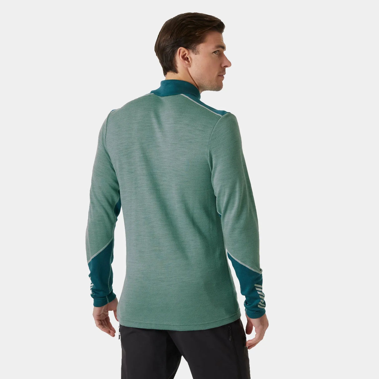 Helly Hansen Men's LIFA® Merino Midweight Half-zip Base Layer Skiundertrøje Herre - Cactus -
