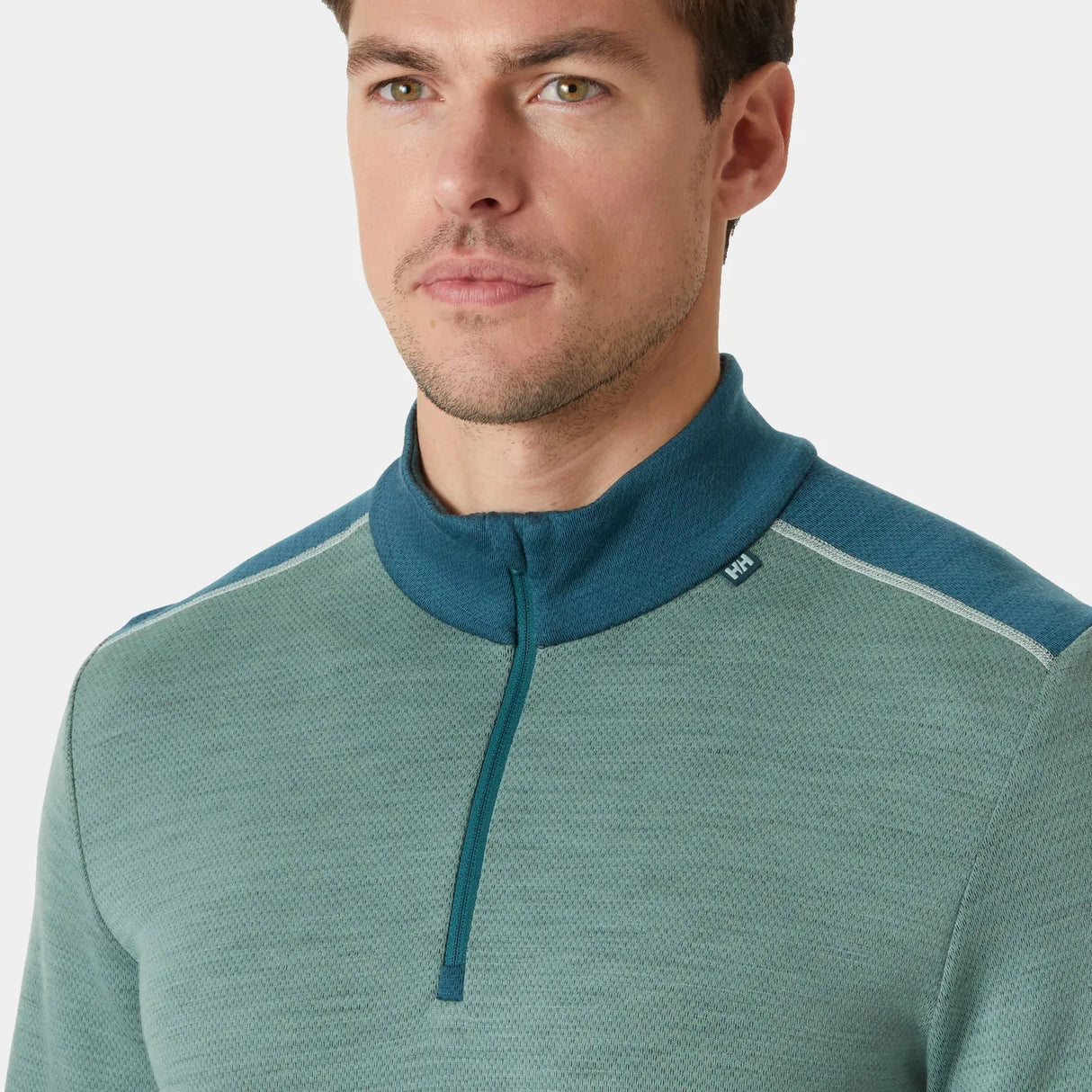 Helly Hansen Men's LIFA® Merino Midweight Half-zip Base Layer Skiundertrøje Herre - Cactus -