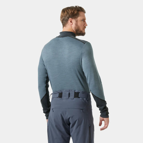 Helly Hansen Men's LIFA® Merino Midweight Half-zip Base Layer Skiundertrøje Herre - Washed Navy -
