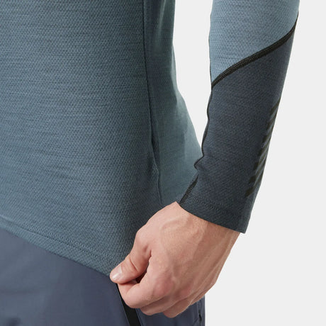 Helly Hansen Men's LIFA® Merino Midweight Half-zip Base Layer Skiundertrøje Herre - Washed Navy -