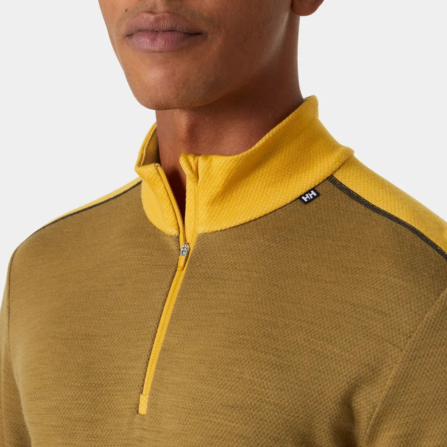 Helly Hansen Men's LIFA® Merino Midweight Half-Zip Skiundertøj Sæt Herre - Lynx / Black -