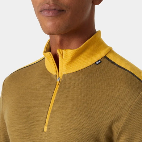 Helly Hansen Men's LIFA® Merino Midweight Half-Zip Skiundertøj Sæt Herre - Lynx / Black -