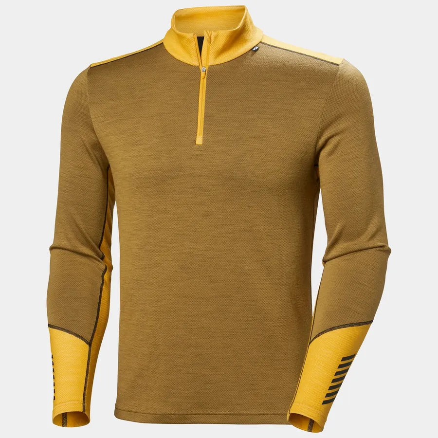 Helly Hansen Men's LIFA® Merino Midweight Half-Zip Skiundertøj Sæt Herre - Lynx / Black -
