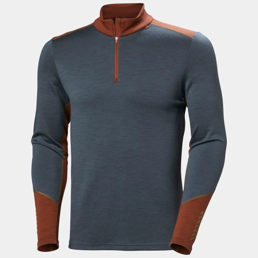 Helly Hansen Men's LIFA® Merino Midweight Half-zip Base Layer Skiundertrøje Herre - Alpine Frost -