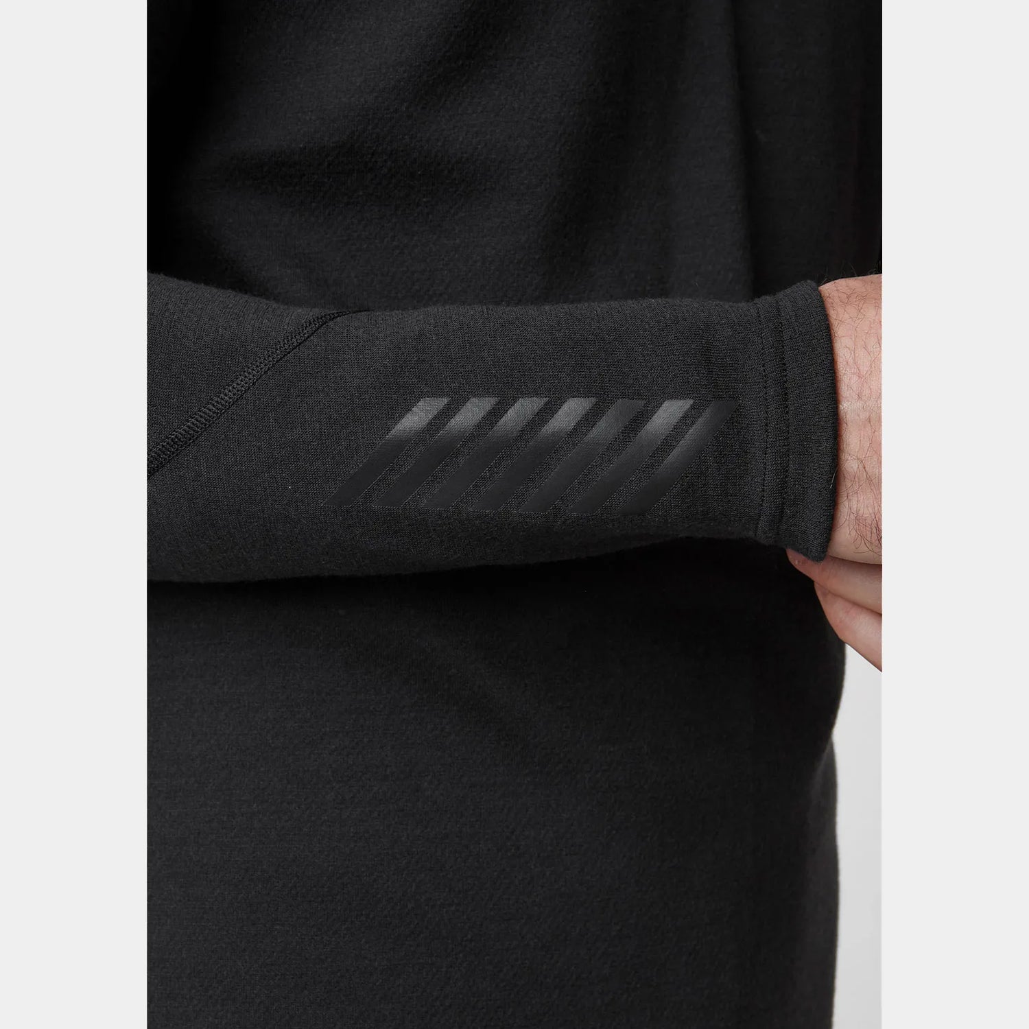 Helly Hansen Men's LIFA® Merino Midweight Half-Zip Skiundertøj Sæt Herre - Black / Black -
