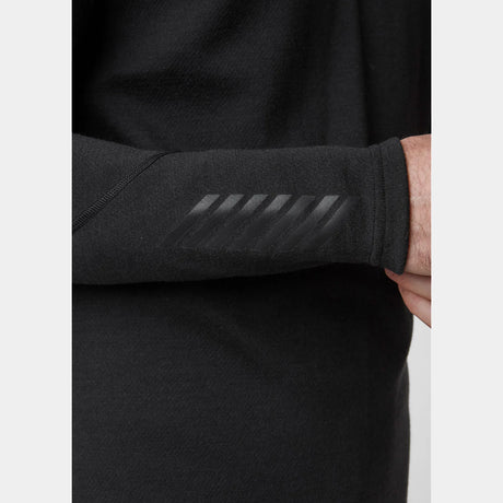 Helly Hansen Men's LIFA® Merino Midweight Half-Zip Skiundertøj Sæt Herre - Black / Black -