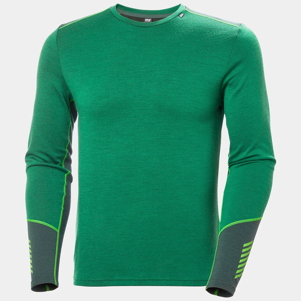 Helly Hansen Men's LIFA® Merino Midweight Crew Base Layer Skiundertrøje Herre - Malachite - Malachite