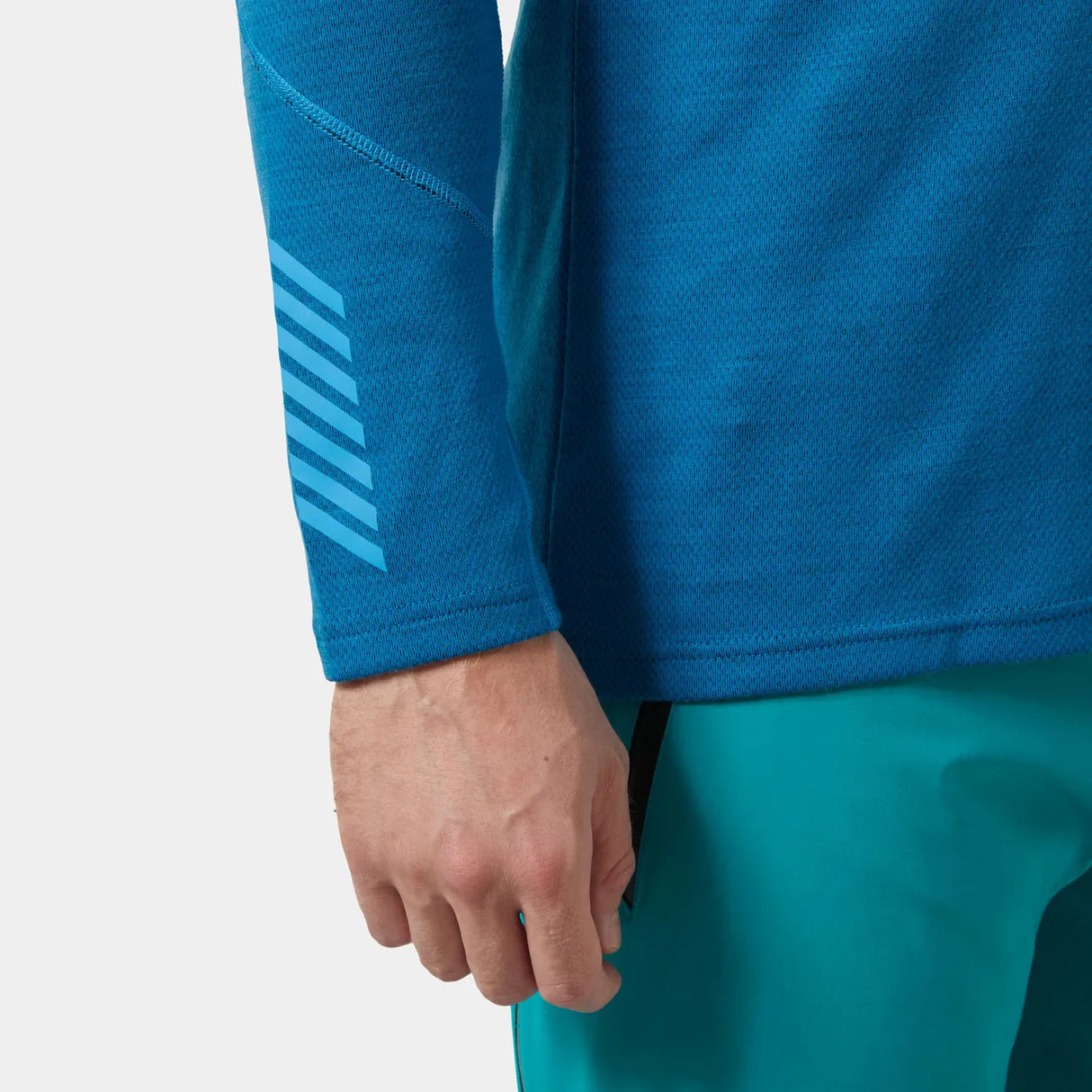 Helly Hansen Men's LIFA® Merino Midweight Crew Base Layer Skiundertrøje Herre - Neptun Blue -