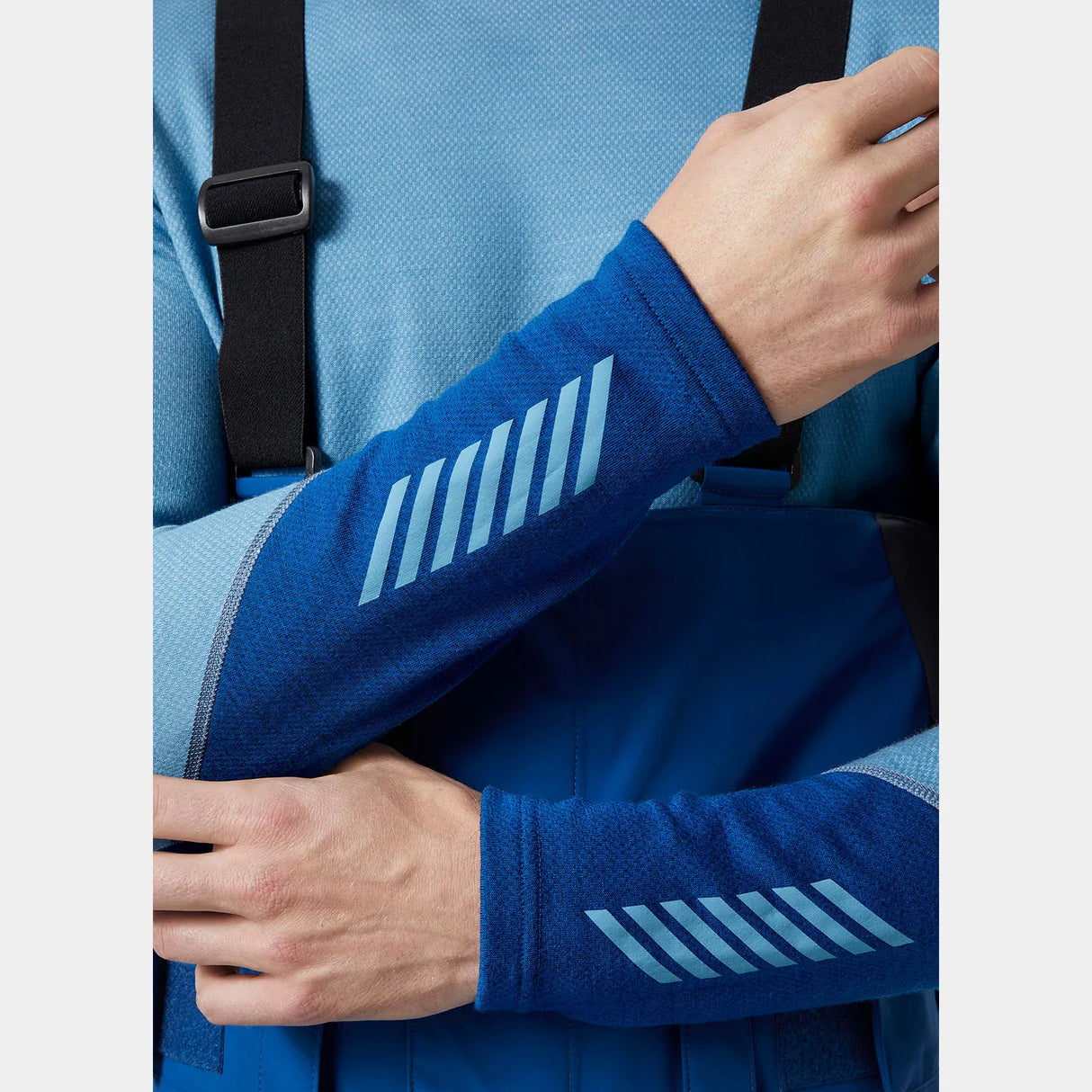 Helly Hansen Men's LIFA® Merino Midweight Crew Base Layer Skiundertrøje Herre - Blue Fog -