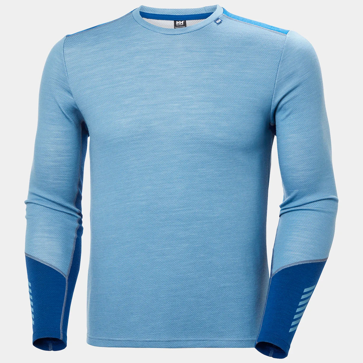 Helly Hansen Men's LIFA® Merino Midweight Crew Base Layer Skiundertrøje Herre - Blue Fog -