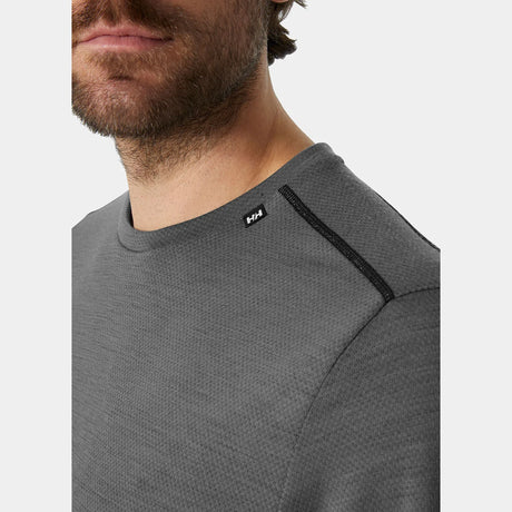 Helly Hansen Men's LIFA® Merino Midweight Crew Base Layer Skiundertrøje Herre - Concrete -