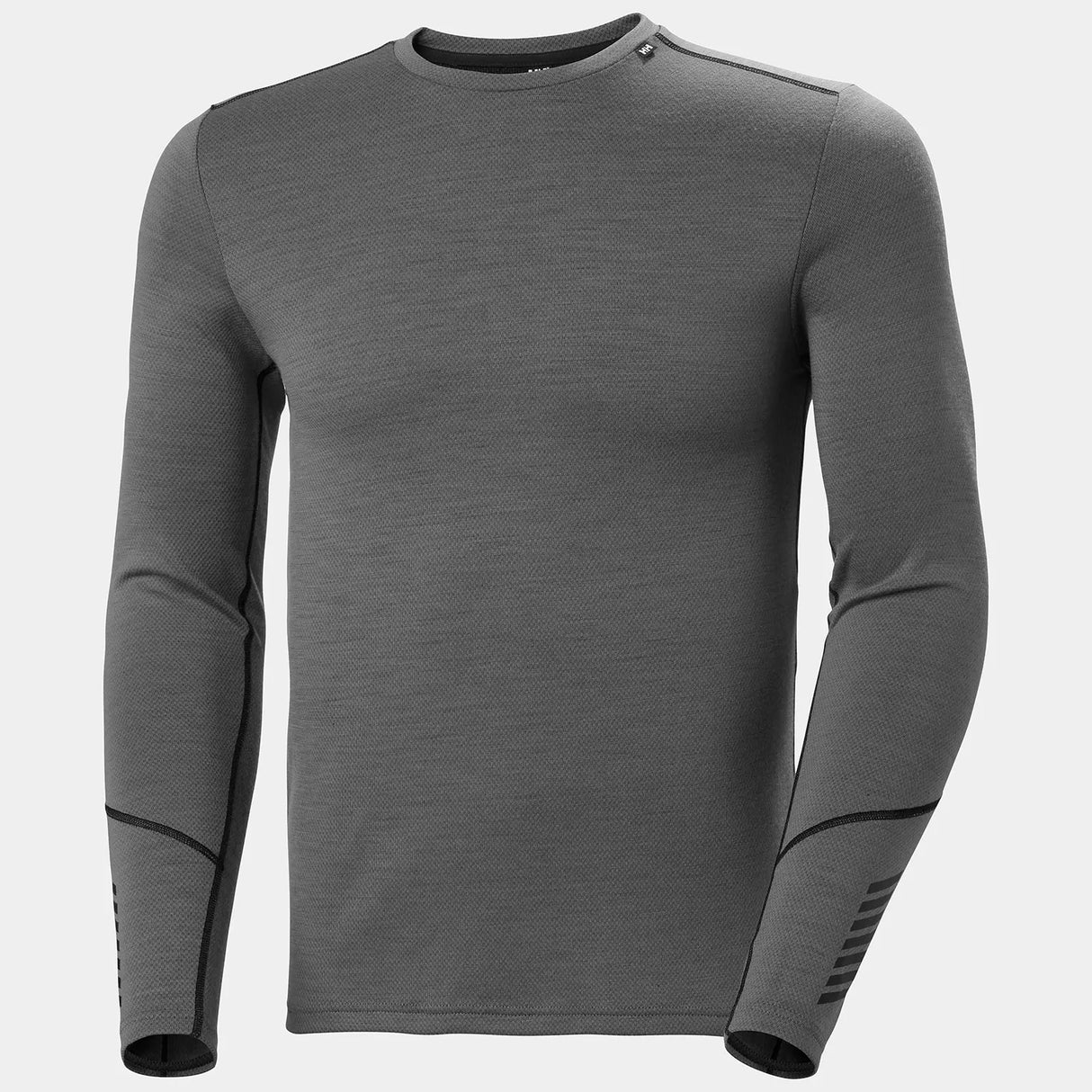Helly Hansen Men's LIFA® Merino Midweight Crew Base Layer Skiundertrøje Herre - Concrete -