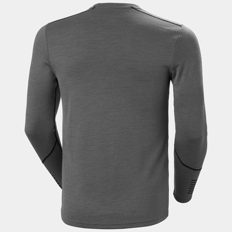 Helly Hansen Men's LIFA® Merino Midweight Crew Base Layer Skiundertrøje Herre - Concrete -