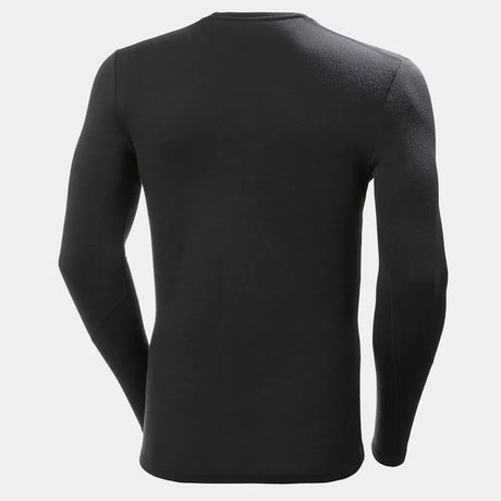 Helly Hansen Men's LIFA® Merino Midweight Crew Base Layer Skiundertrøje Herre - Black -