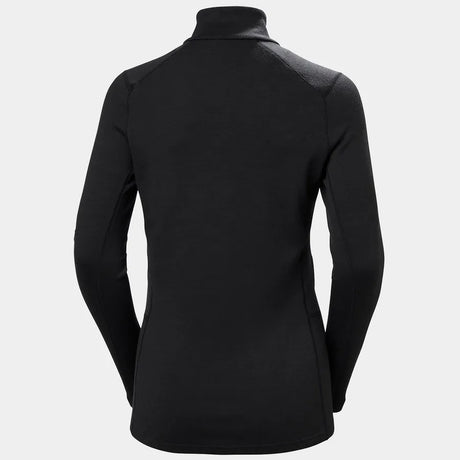 Helly Hansen Women's LIFA® Merino Midweight Half-Zip Base Layer Skiundertrøje Dame - Black -