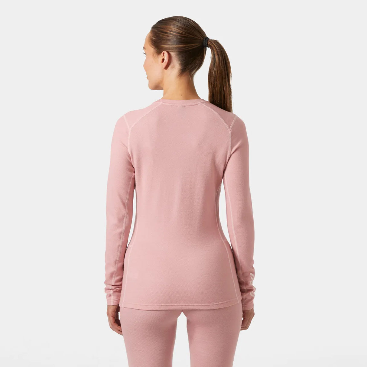 Helly Hansen Women's LIFA® Merino Midweight Crew Base Layer Skiundertrøje Dame - Pink Salt -