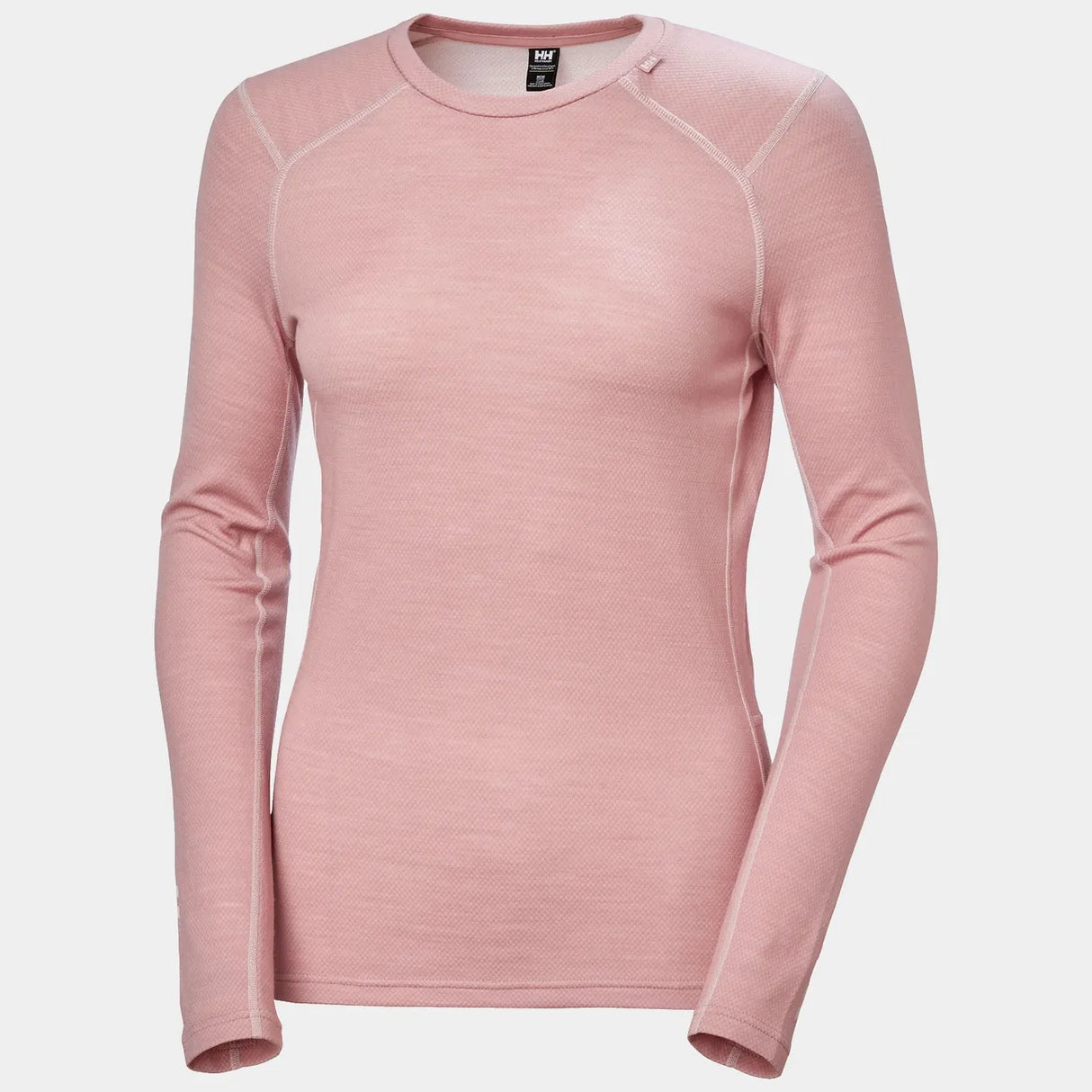 Helly Hansen Women's LIFA® Merino Midweight Crew Base Layer Skiundertrøje Dame - Pink Salt -