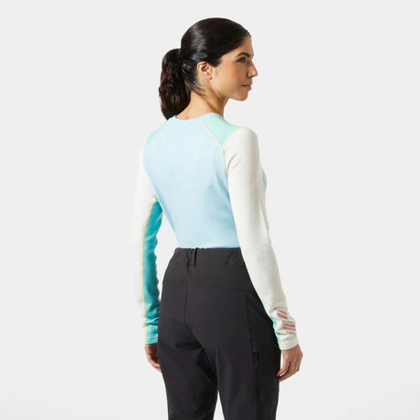Helly Hansen Women's LIFA® Merino Midweight Skiundertøj Sæt Dame - Light Cyan -