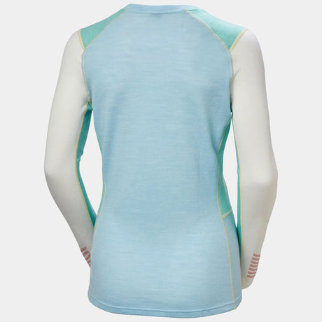 Helly Hansen Women's LIFA® Merino Midweight Skiundertøj Sæt Dame - Light Cyan -