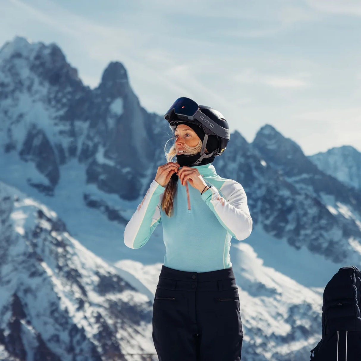 Helly Hansen Women's LIFA® Merino Midweight Skiundertøj Sæt Dame - Light Cyan -