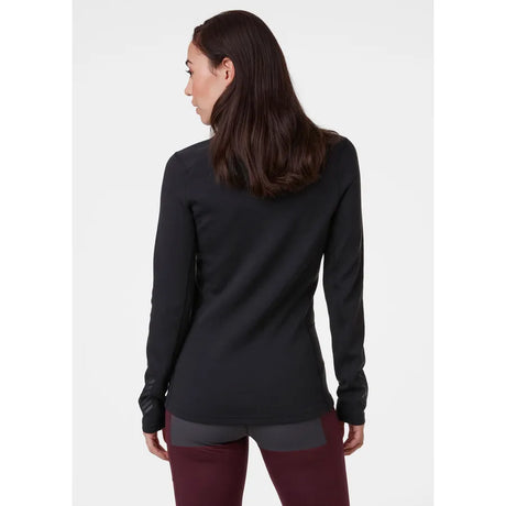 Helly Hansen Women's LIFA® Merino Midweight Crew Base Layer Skiundertrøje Dame - Black -