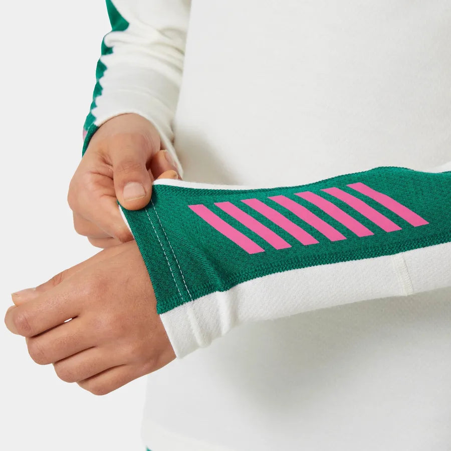 Helly Hansen Juniors' LIFA® Merino Midweight Base Layer Set Skiundertøj Børn - Emerald -