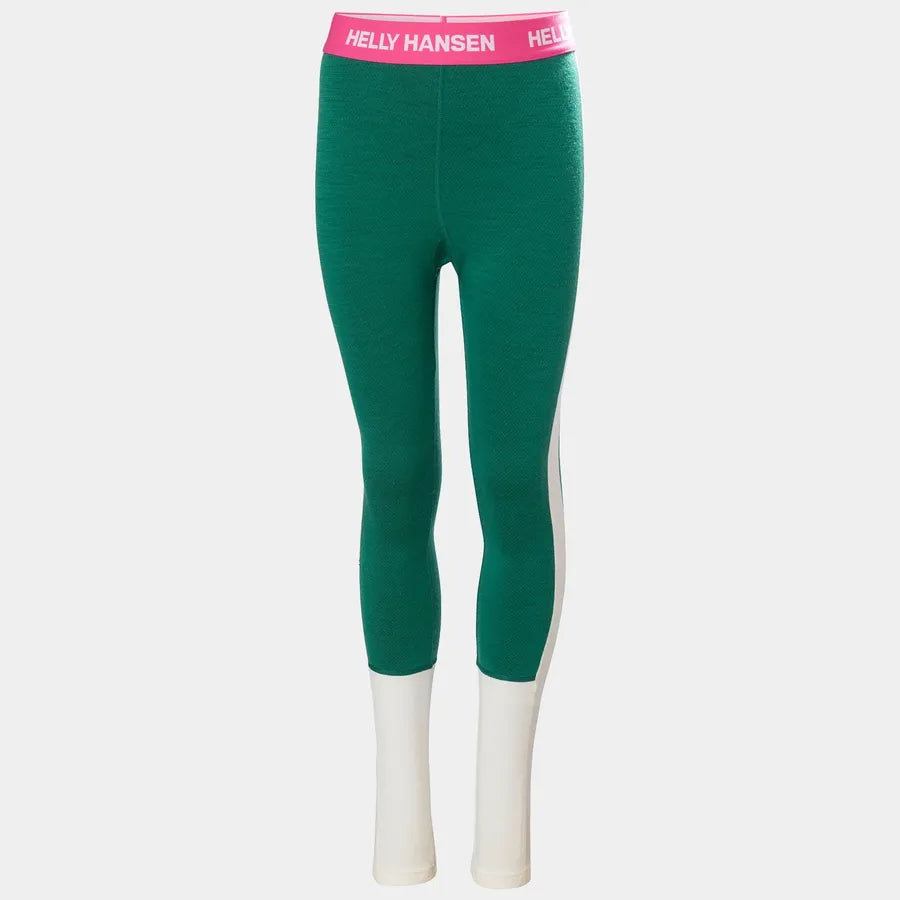 Helly Hansen Juniors' LIFA® Merino Midweight Base Layer Set Skiundertøj Børn - Emerald -