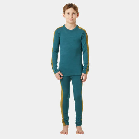 Helly Hansen Juniors' LIFA® Merino Midweight Base Layer Set Skiundertøj Børn - Dark Creek -