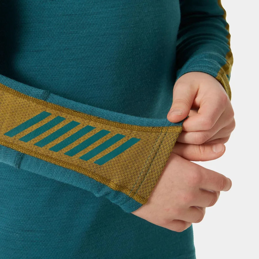 Helly Hansen Juniors' LIFA® Merino Midweight Base Layer Set Skiundertøj Børn - Dark Creek -