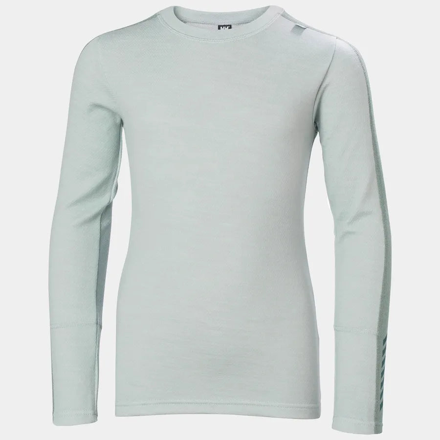 Helly Hansen Juniors' LIFA® Merino Midweight Base Layer Set Skiundertøj Børn - Green Mist -