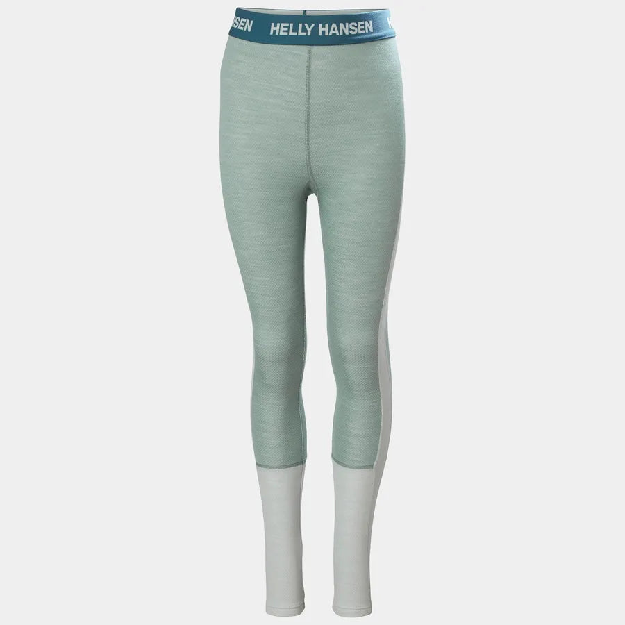Helly Hansen Juniors' LIFA® Merino Midweight Base Layer Set Skiundertøj Børn - Green Mist -