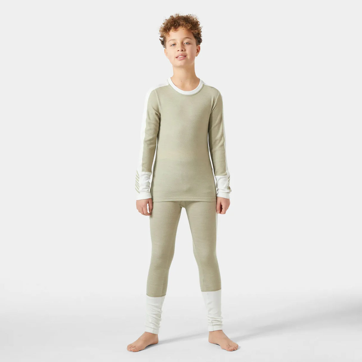 Helly Hansen Juniors' LIFA® Merino Midweight Base Layer Set Skiundertøj Børn - Light Lav - Light Lav