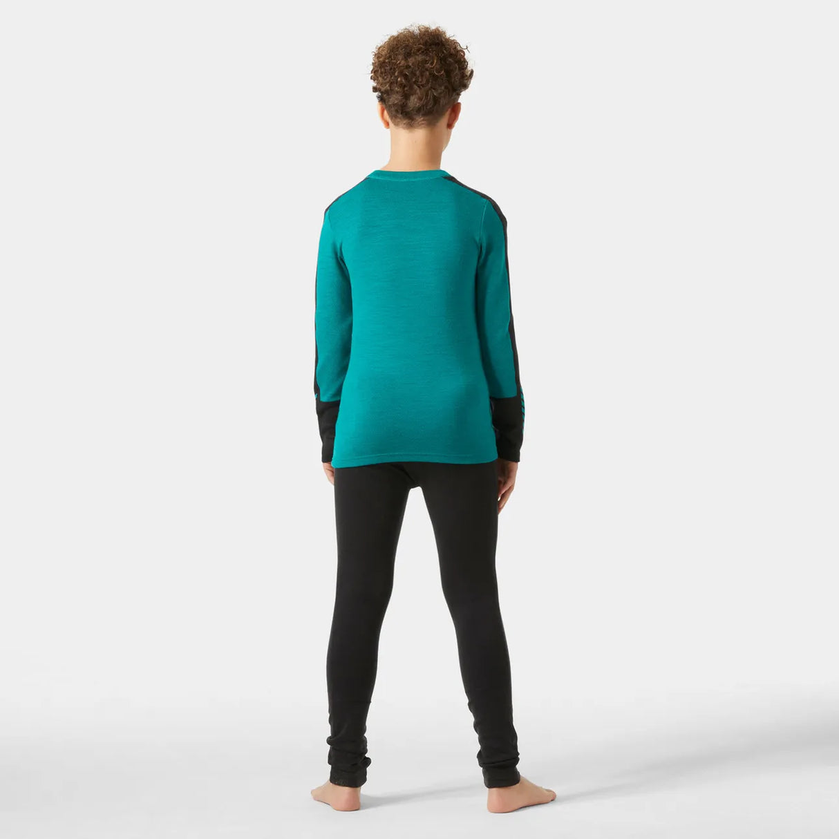 Helly Hansen Juniors' LIFA® Merino Midweight Base Layer Set Skiundertøj Børn - Signal Green -