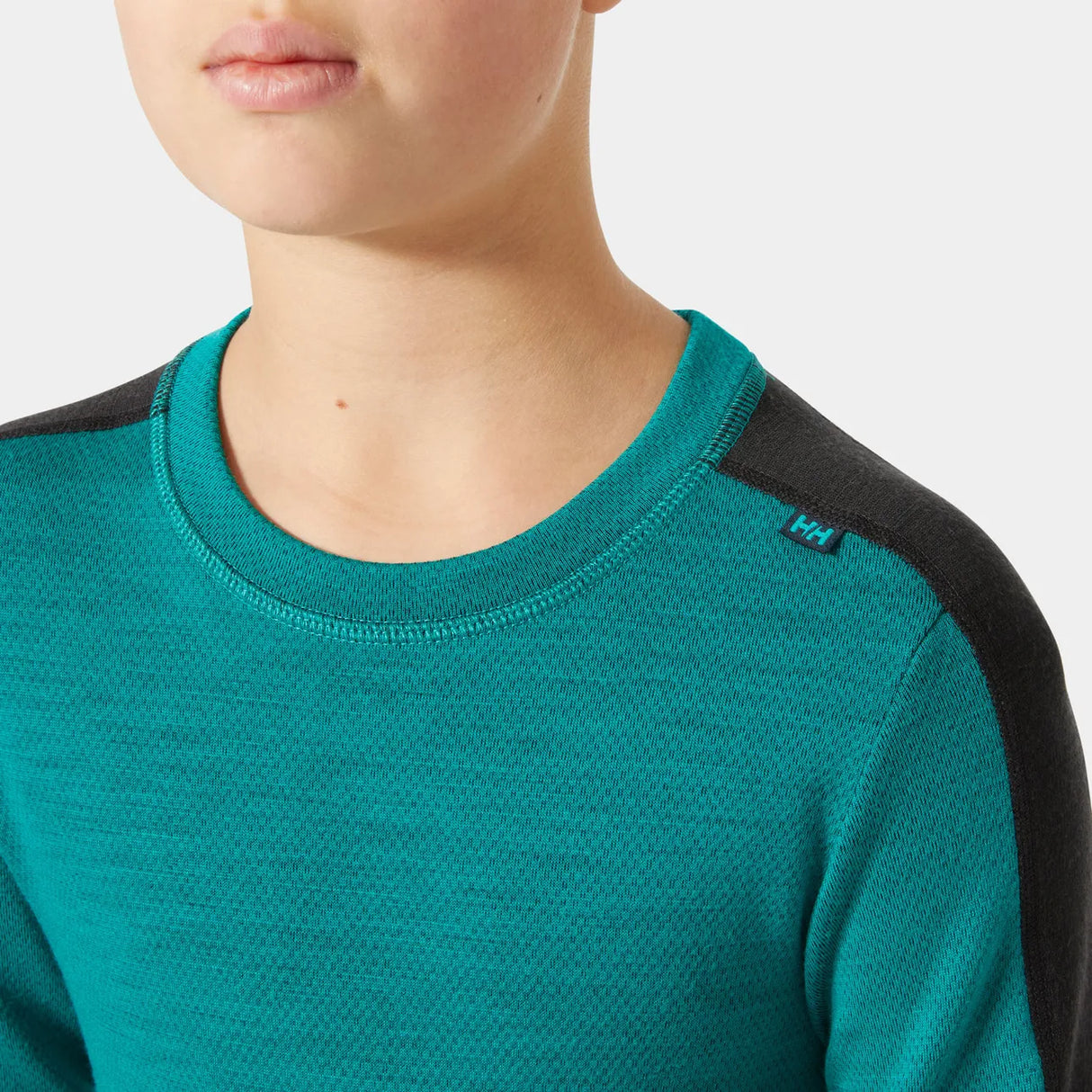 Helly Hansen Juniors' LIFA® Merino Midweight Base Layer Set Skiundertøj Børn - Signal Green -