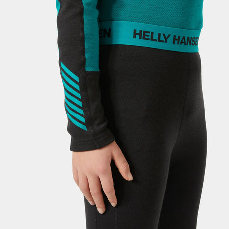 Helly Hansen Juniors' LIFA® Merino Midweight Base Layer Set Skiundertøj Børn - Signal Green -