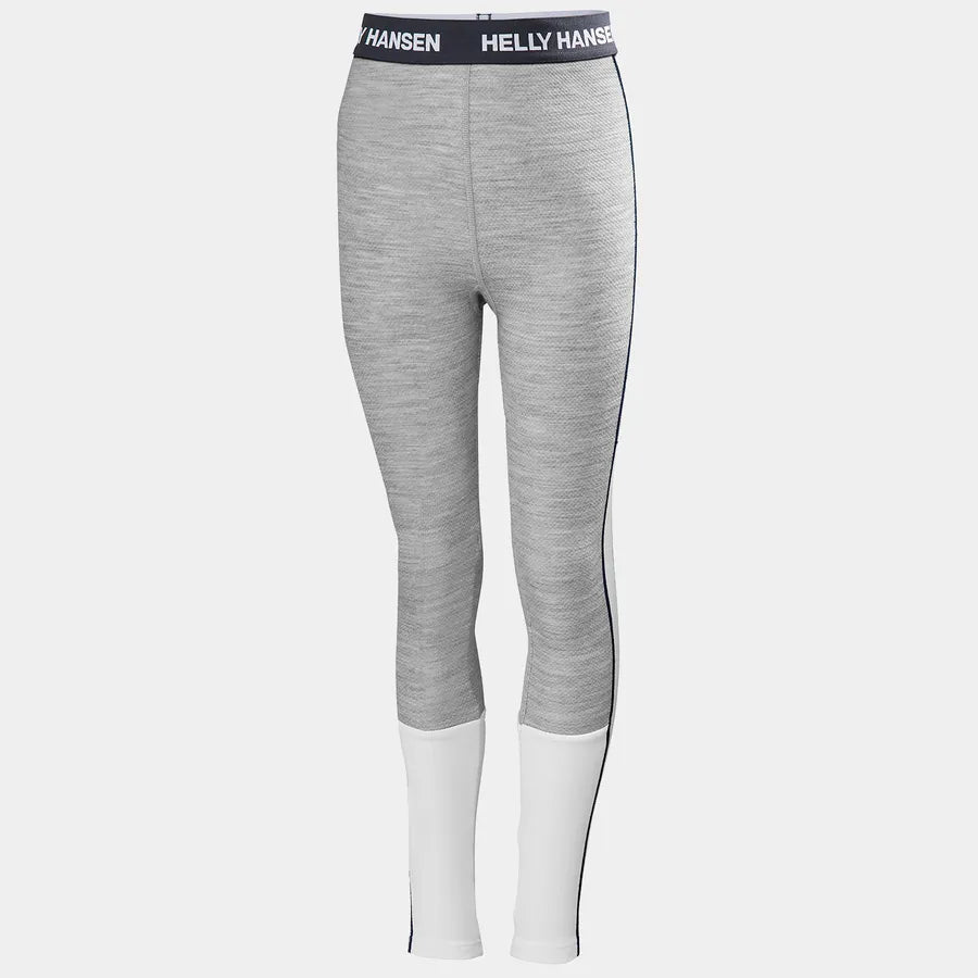 Helly Hansen Juniors' LIFA® Merino Midweight Base Layer Set Skiundertøj Børn - Grey Melange -