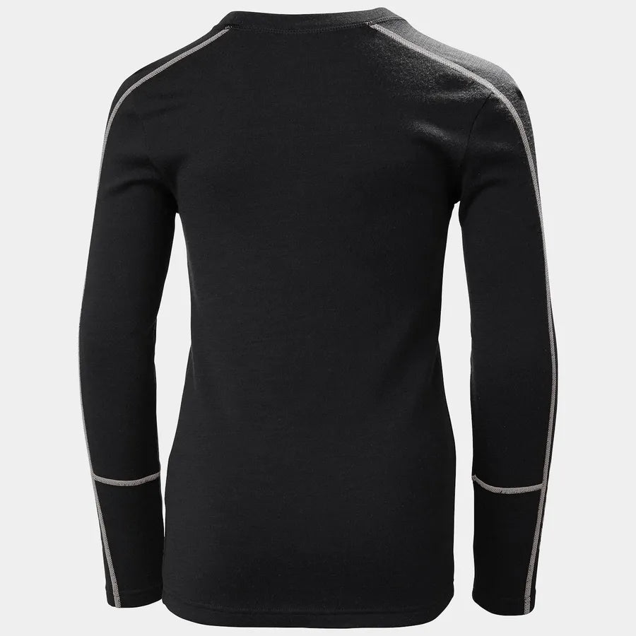 Helly Hansen Juniors' LIFA® Merino Midweight Base Layer Set Skiundertøj Børn - Black -