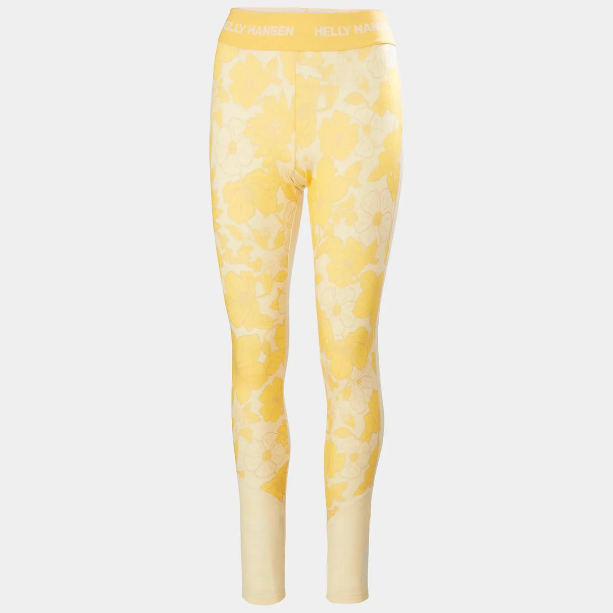Helly Hansen Women’s Lifa Merino Midweight Graphic Base Layer Pants Skiunderbukser Dame - Yellow Cream -