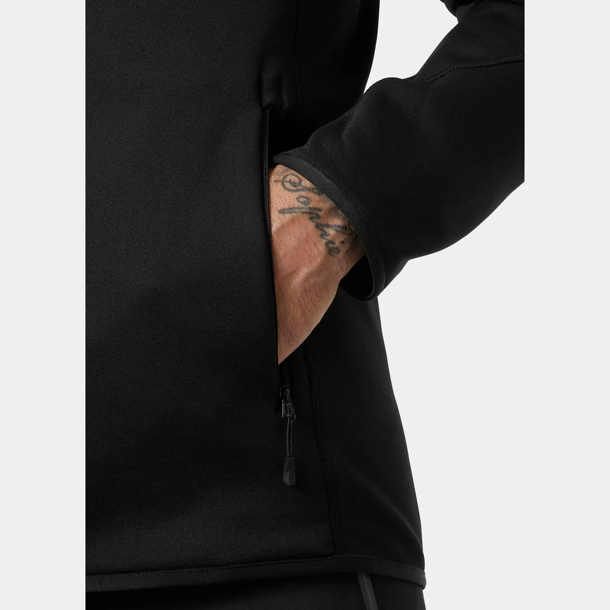 Helly Hansen Men’s Alpha Zero Fleece Outdoor Jacket Fleecejakke Herre - Black -