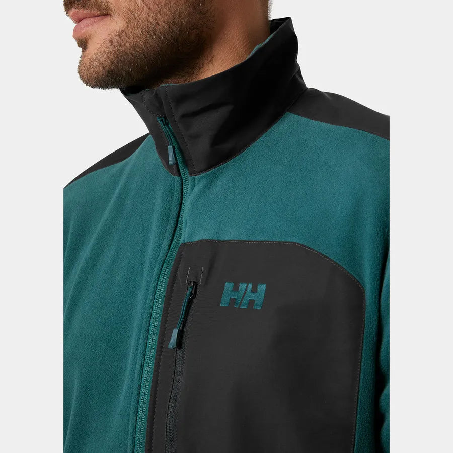 Helly Hansen Men's Daybreaker Block Microfleece Jacket Fleecejakke Herre - Dark Creek -