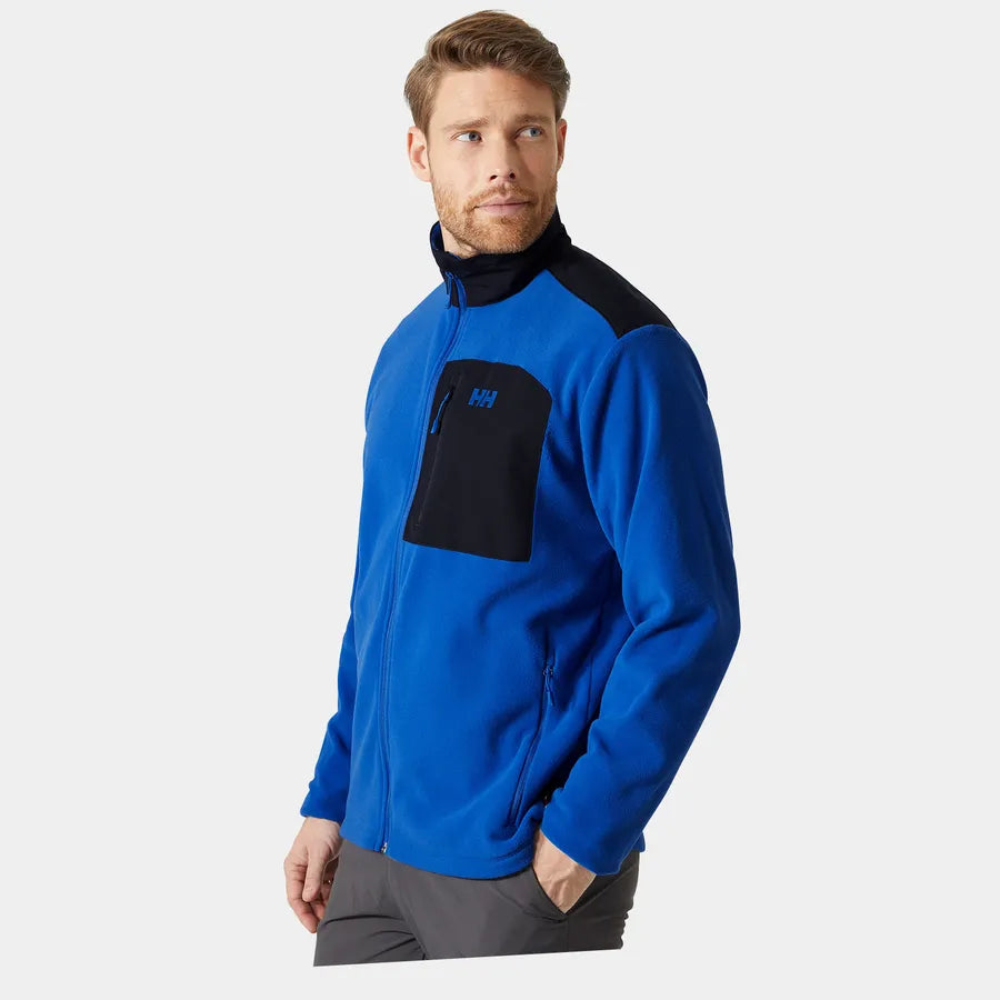 Helly Hansen Men's Daybreaker Block Microfleece Jacket Fleecejakke Herre - Cobalt - Cobalt