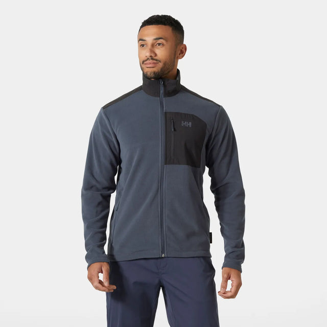 Helly Hansen Men's Daybreaker Block Microfleece Jacket Fleecejakke Herre - Alpine Frost - Alpine Frost