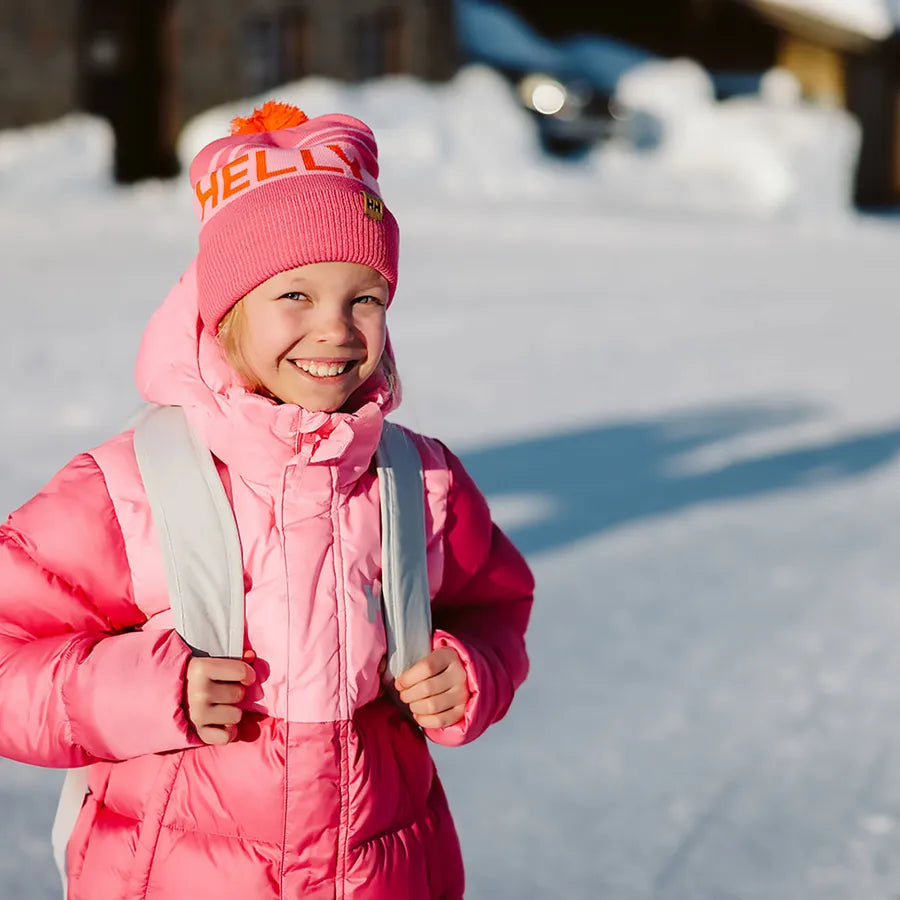 Helly Hansen Unisex Kids’ Ridgeline Beanie Strikhue Børn - Dragon Fruit -