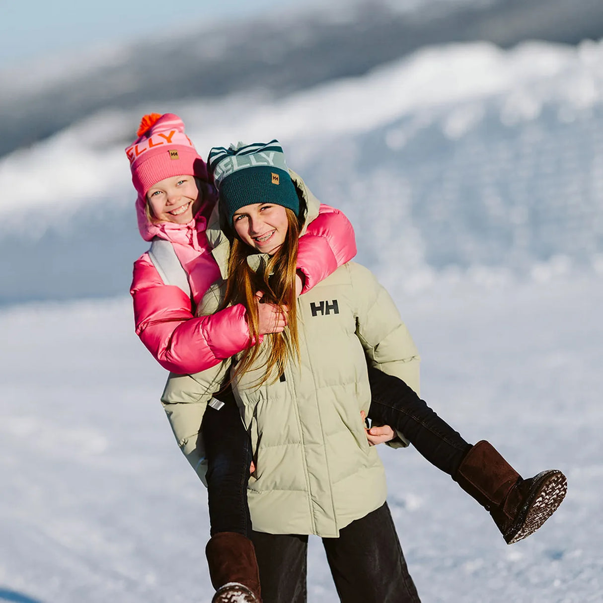 Helly Hansen Unisex Kids’ Ridgeline Beanie Strikhue Børn - Green Mist -