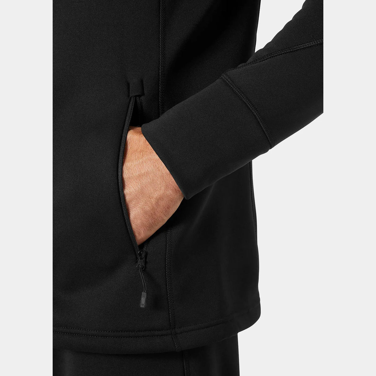 Helly Hansen Men's Alpha Zero Fleece Hoodie Fleecetrøje Herre - Black -