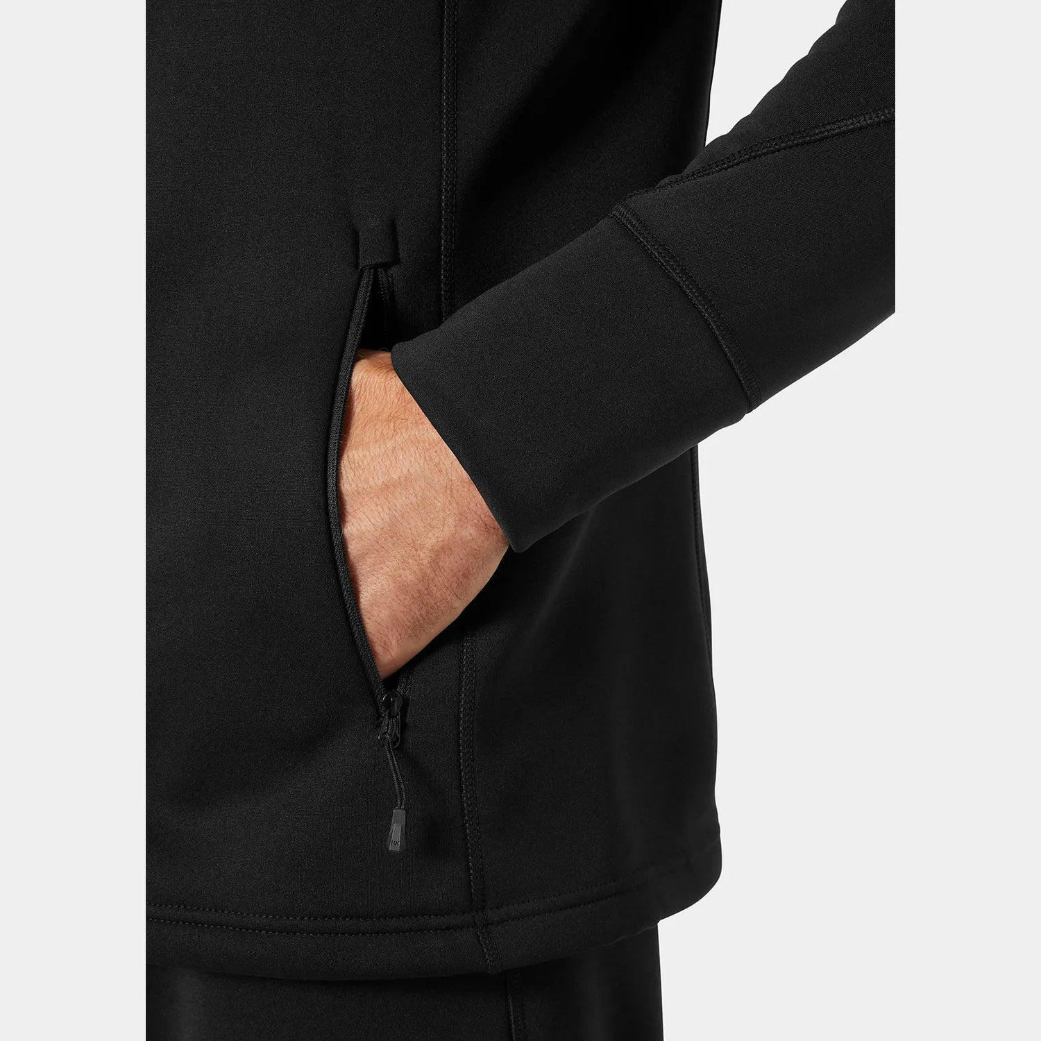Helly Hansen Men's Alpha Zero Fleece Hoodie Fleecetrøje Herre - Black -