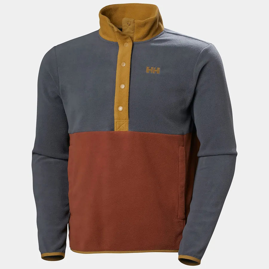 Helly Hansen Men's Daybreaker Snap Pullover Fleecetrøje Herre - Alpine Frost