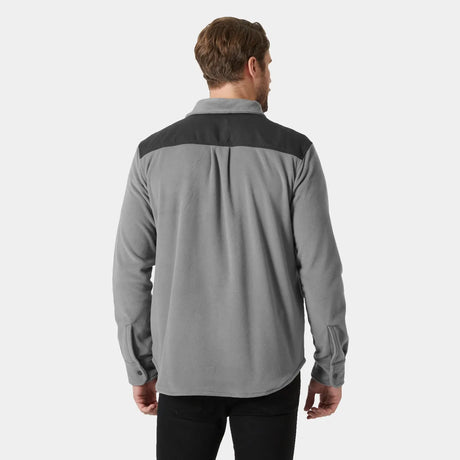 Helly Hansen Men's Daybreaker Fleece Shirt Fleeceskjorte Herre - Concrete -