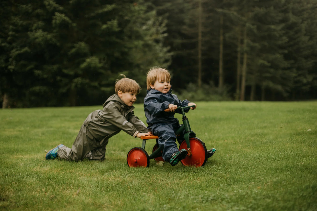 Ticket to Heaven PU Rain Set Regnsæt Børn - Dusty Olive -